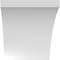 Ekena Millwork 3 1/2-in. W x 42-in. D x 42-in. H Thorton Architectural Grade PVC Knee Brace BRCP035X42X42THR - alternate 4